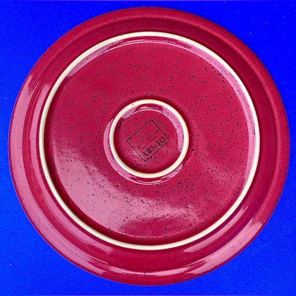 Red & Blue DENBY HARLEQUIN Dinner Plate Replacement - Picture 11 of 14